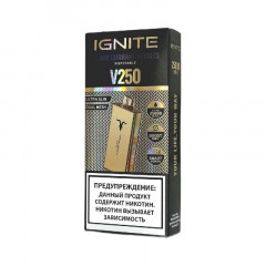 Электронная сигарета Ignite V250 Gold 25000 - Black Currant Needles (Черная смородина хвоя)